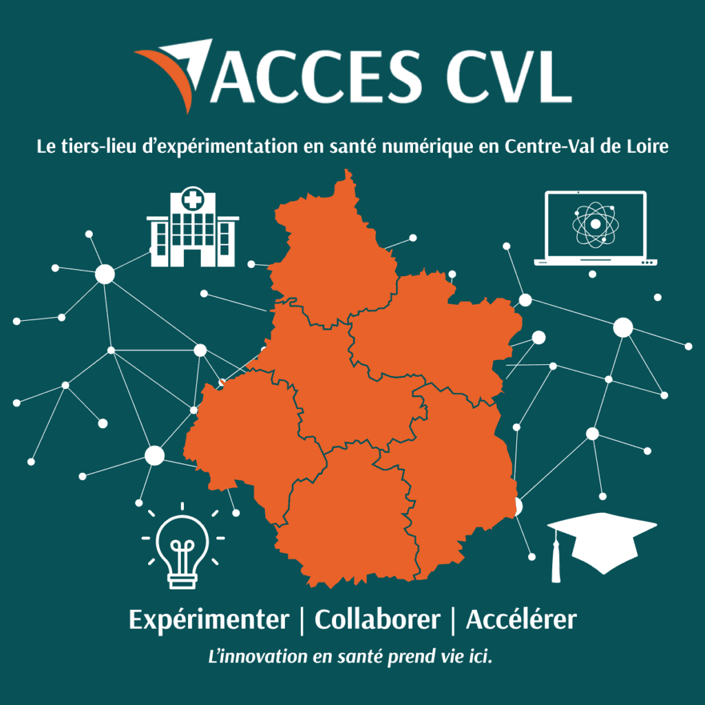 Plateforme d'expérimentation en santé numérique en Centre-Val de Loire, collaboration et innovation.