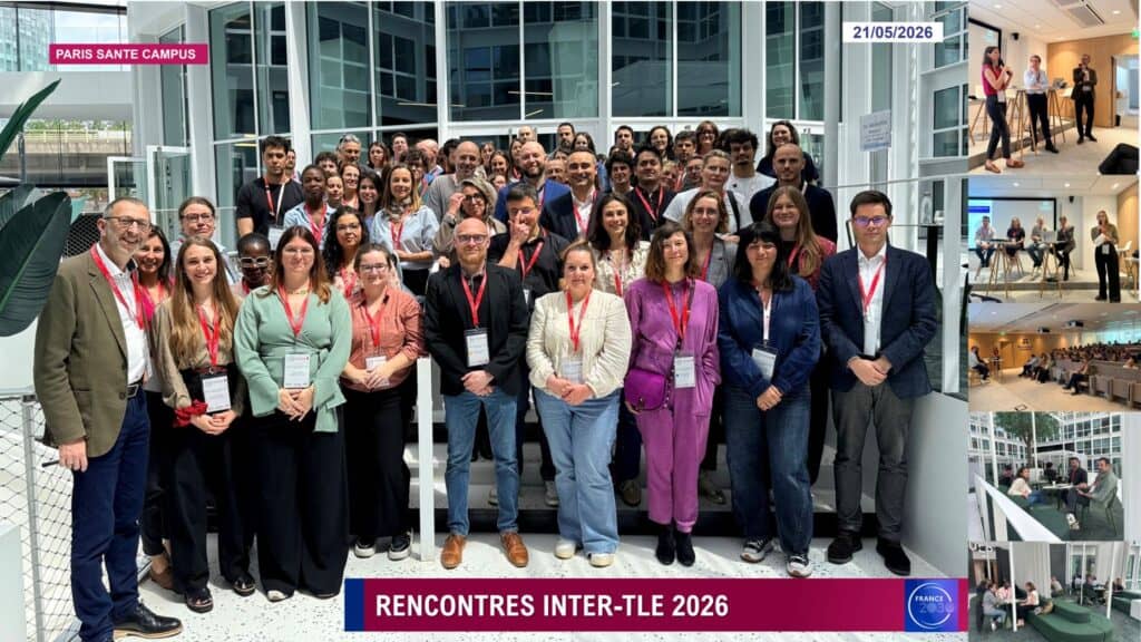 Participants réunis lors de l'événement Inter-TLE 2026 à Paris Sante Campus, regroupant étudiants et.