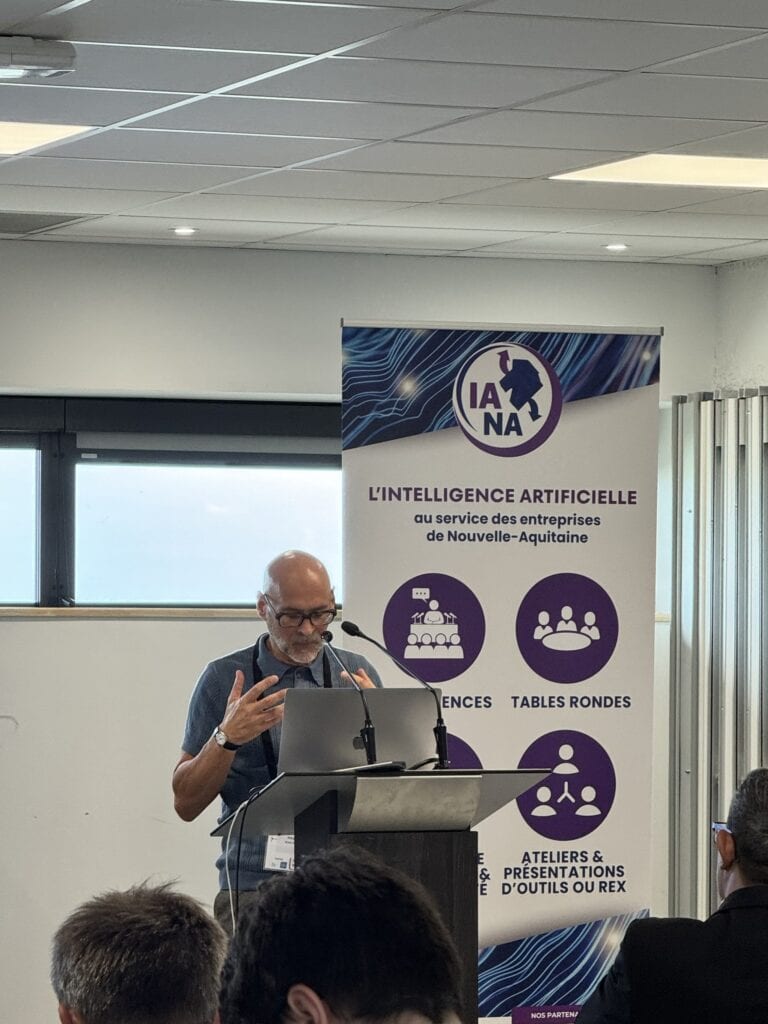 Conférence sur l'intelligence artificielle par Access CVL en Nouvelle-Aquitaine.