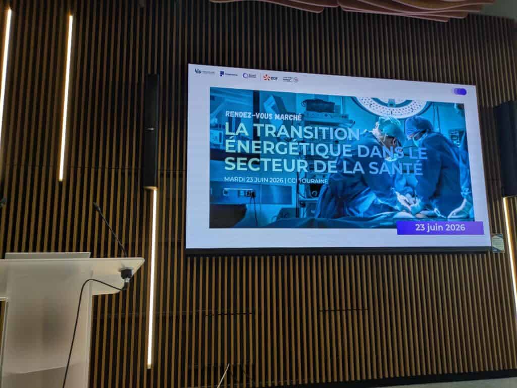 Conférence sur la transition énergétique dans le secteur de la santé.