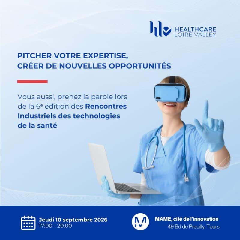 Professionnelle en santé avec VR lors des Rencontres Industrielles.