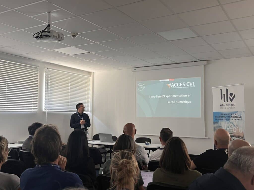 Conférence Access CVL sur la santé numérique lors des Rencontres Industrielles.