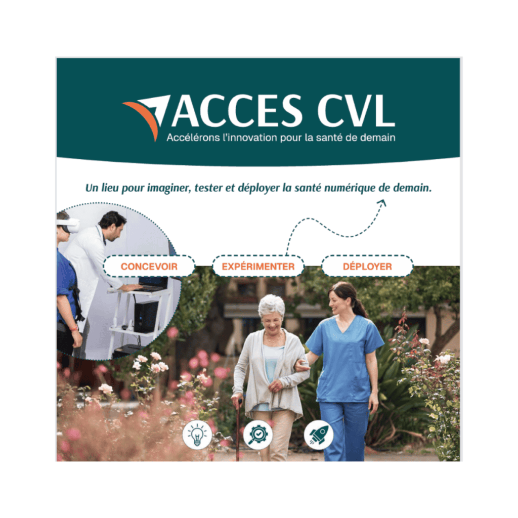 Access CVL innovation en santé numérique avec seniors et professionnels.